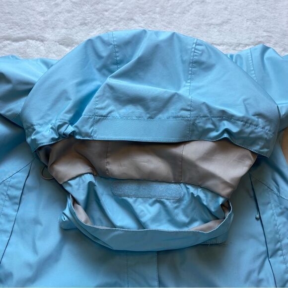 Eddie Bauer Light Blue Weatheredge Hooded Jacket Size Large - Picture 7 of 16